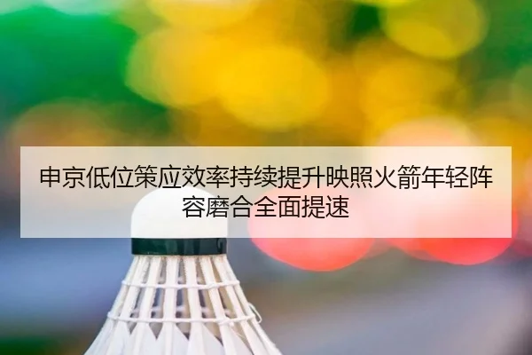 申京低位策应效率持续提升映照火箭年轻阵容磨合全面提速